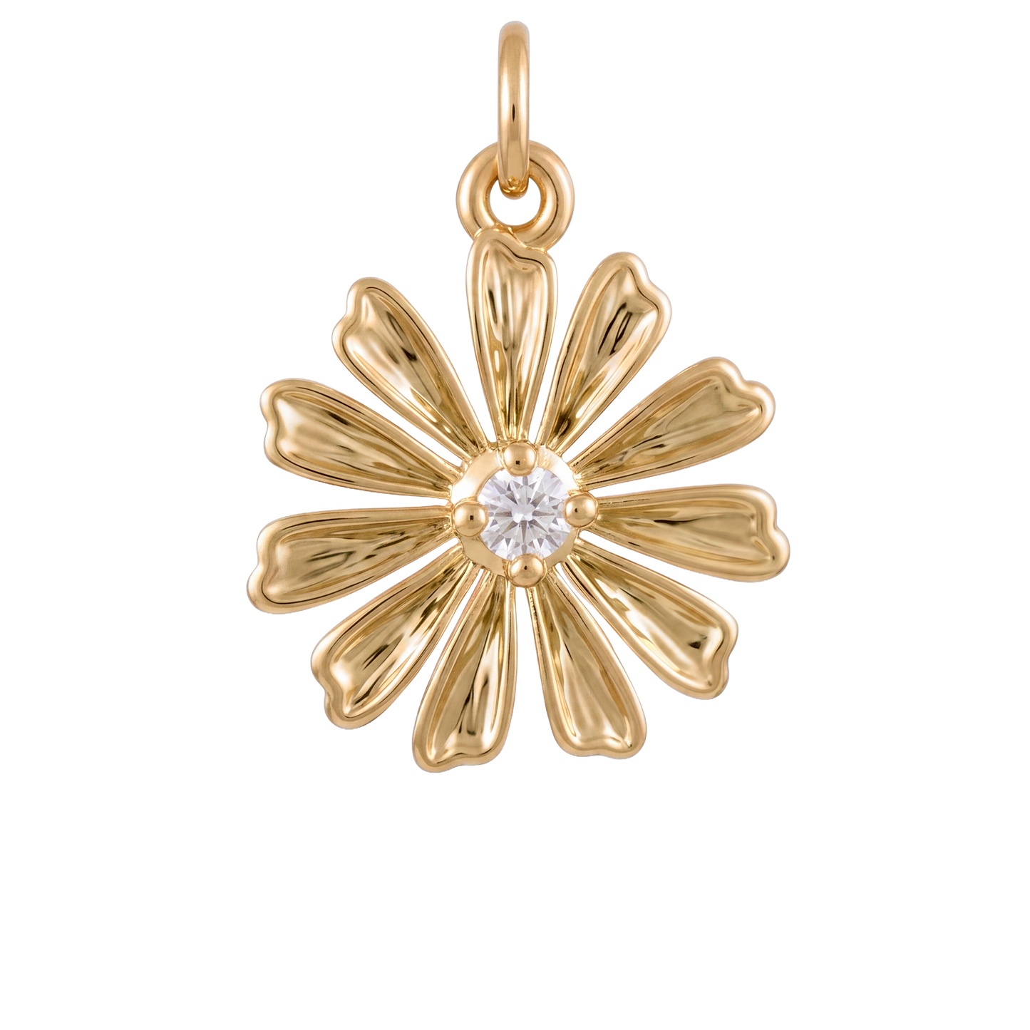 Diamond Daisy Charm