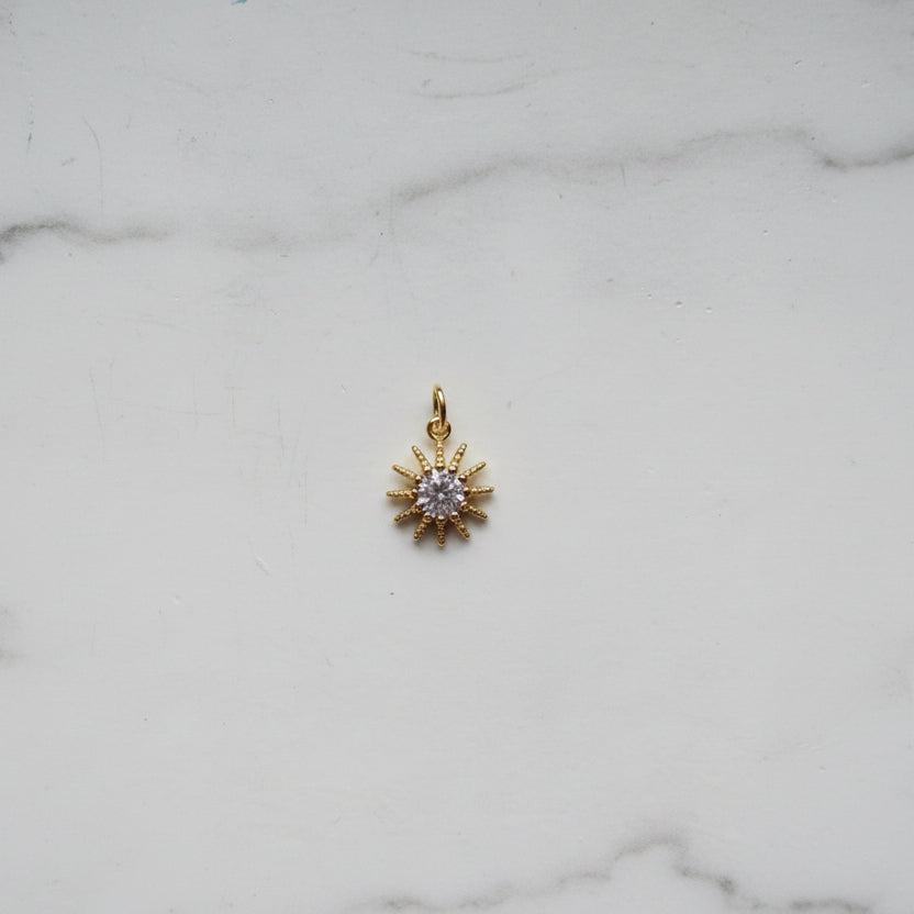 Star Burst with Diamond Stone