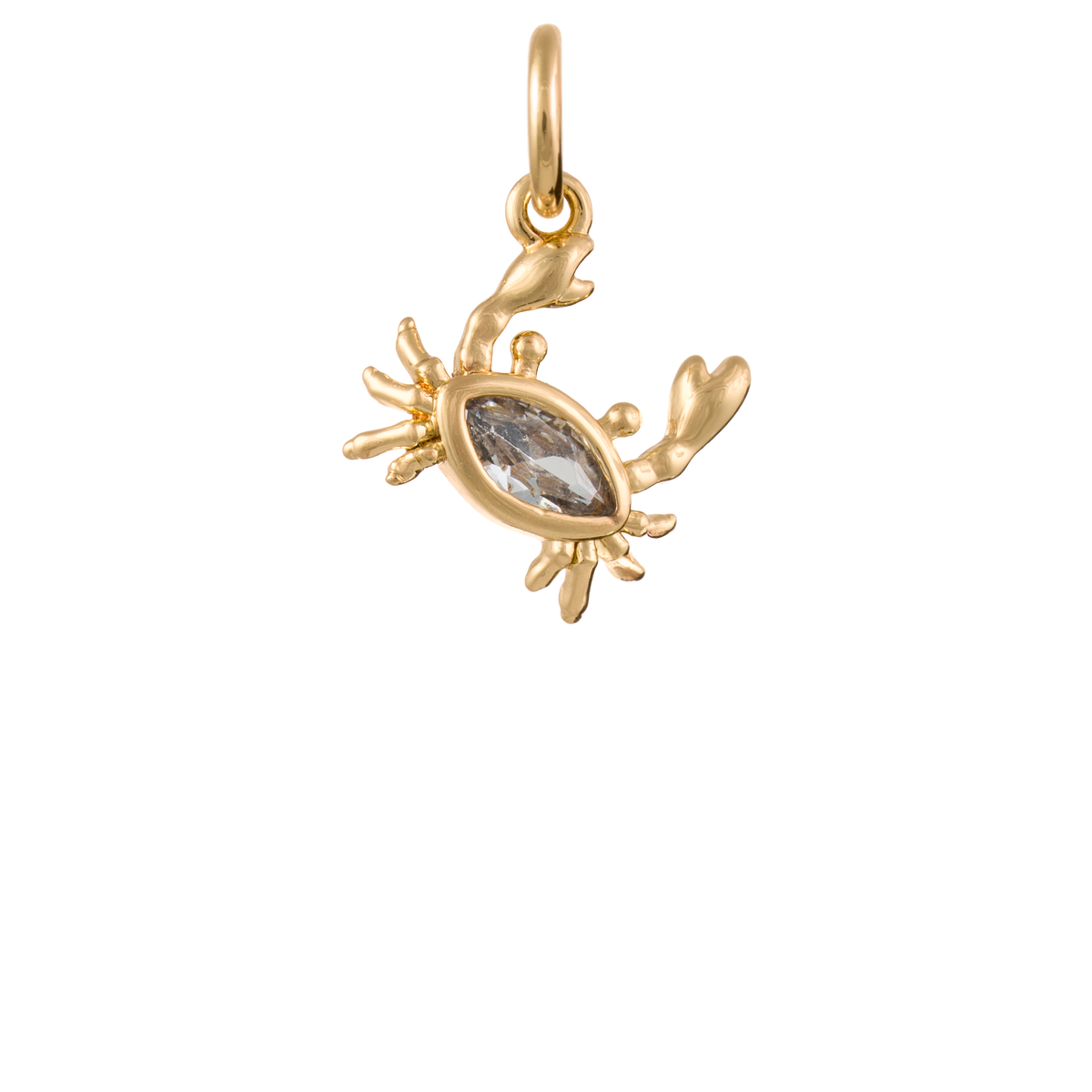 Jeweled Crab Charm