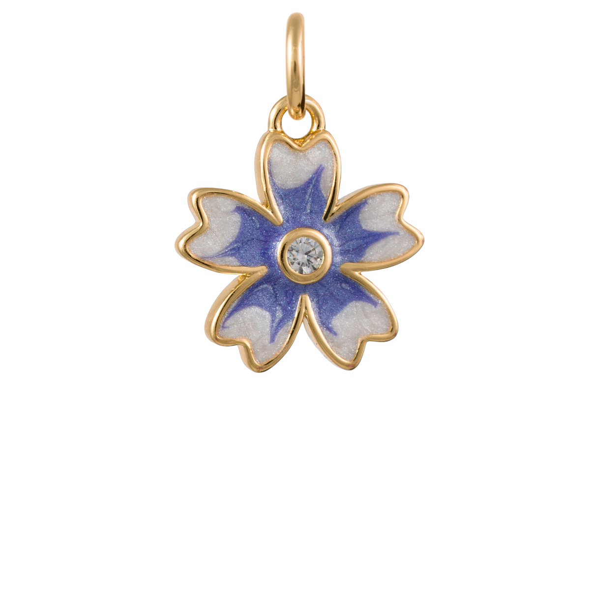 Periwinkle Blossom Charm