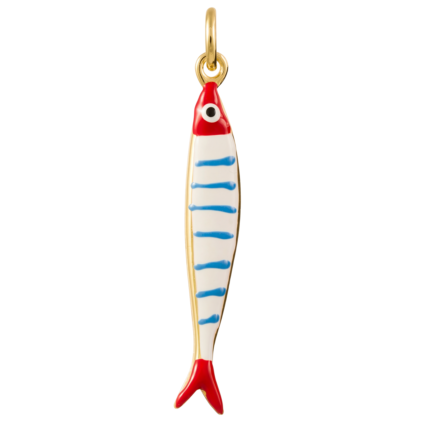 Striped Sardine Charm