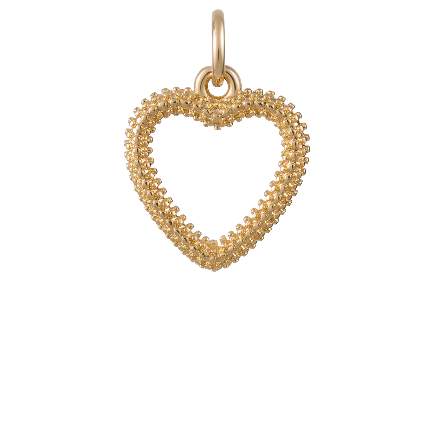 Textured Heart Charm