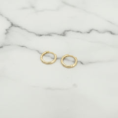 Gold fill 13mm hoops