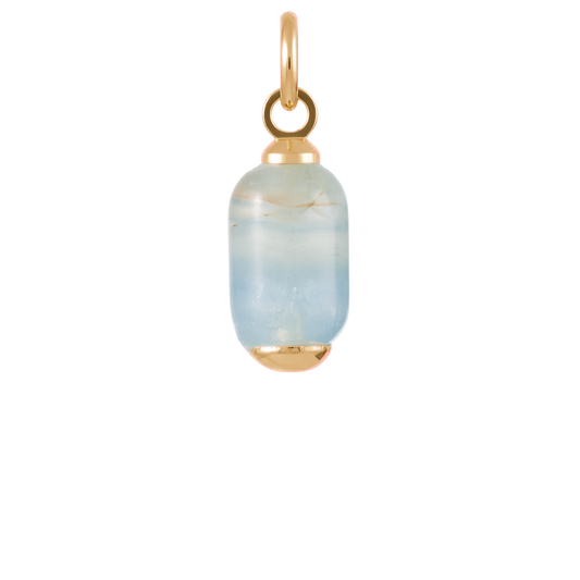 Aquamarine Capsule Charm