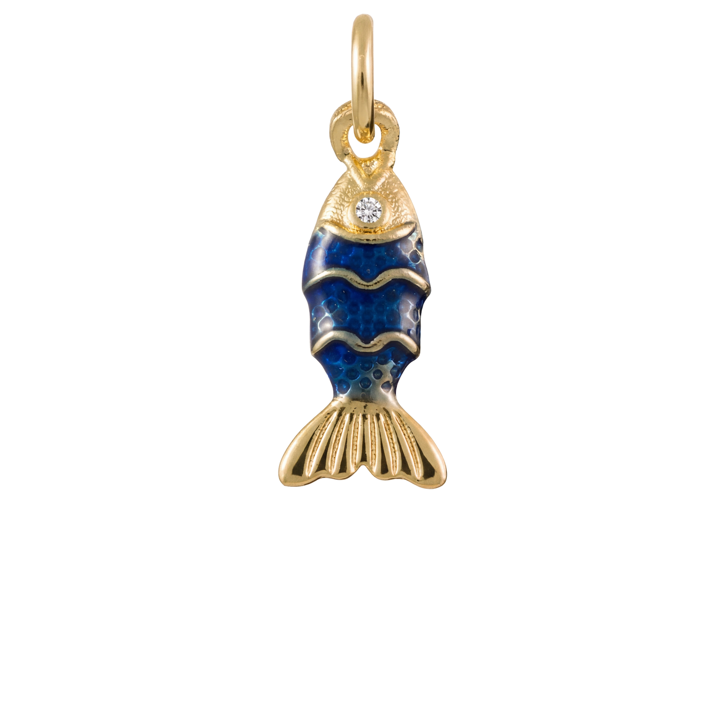 Blue Fish Charm