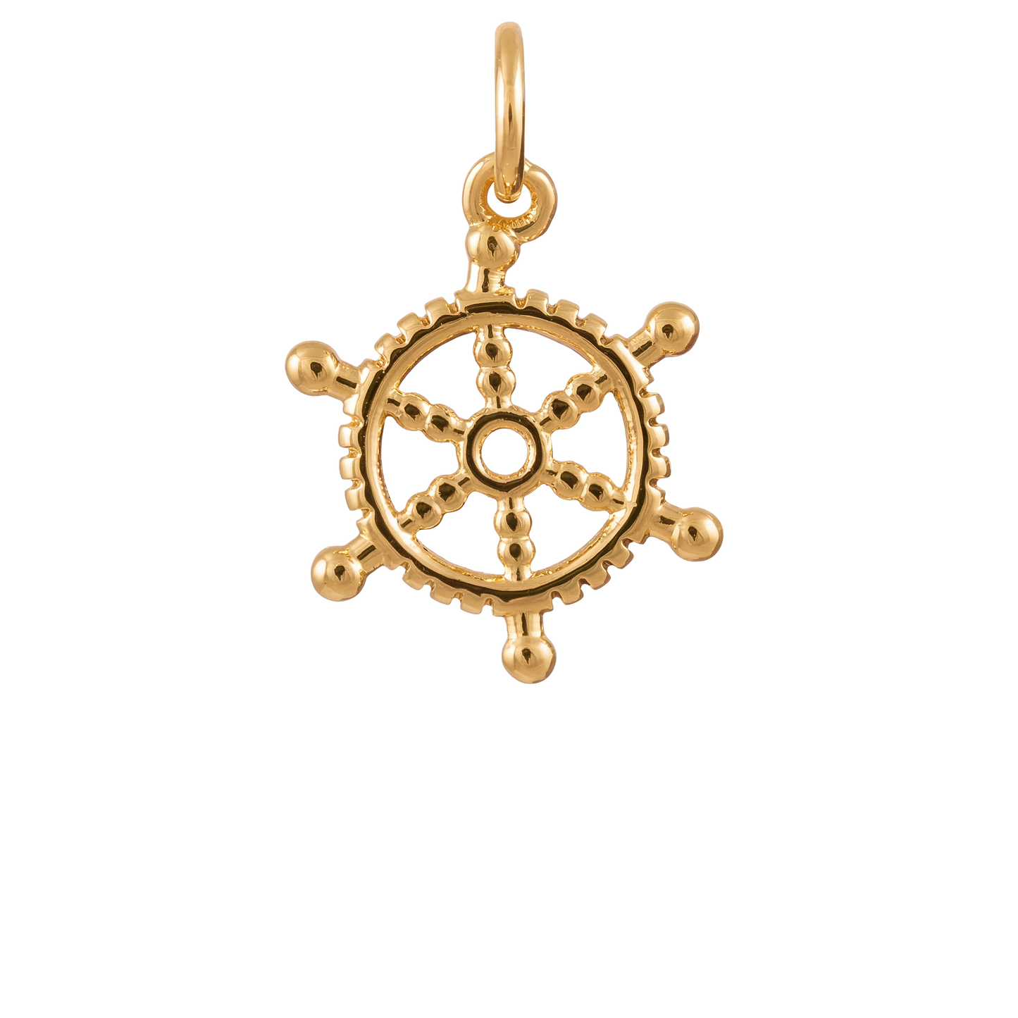 Captains Wheel Charm