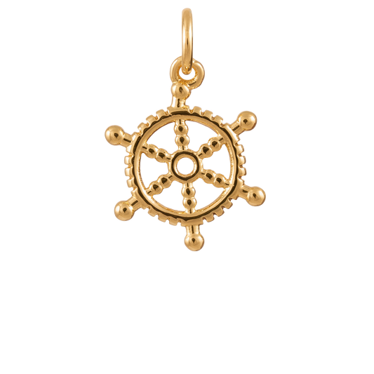 Captains Wheel Charm
