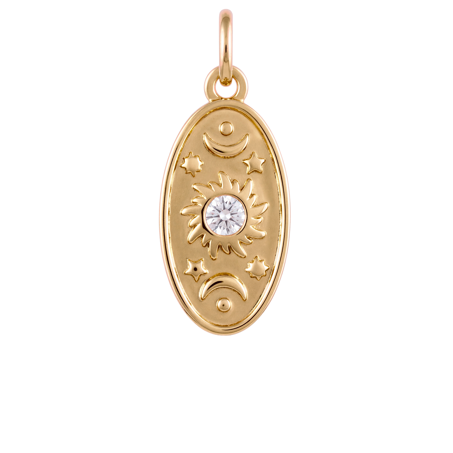 Celestial Oval Charm