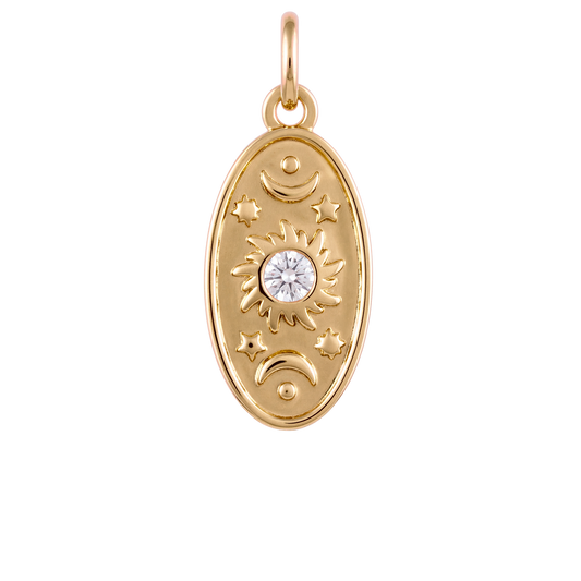 Celestial Oval Charm