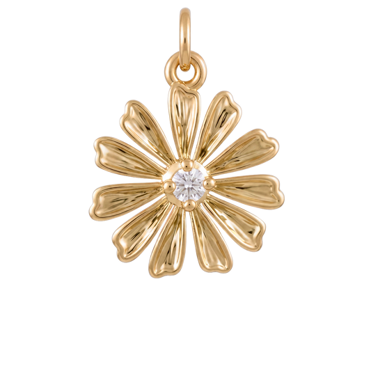 Diamond Daisy Charm