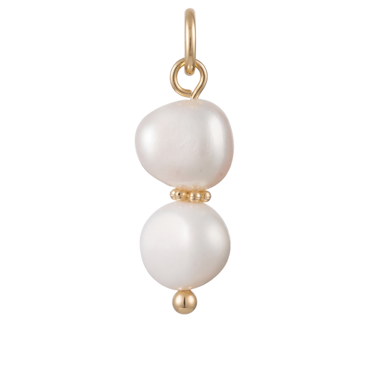Double Pearl Charm
