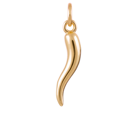 Gold Pepper Charm