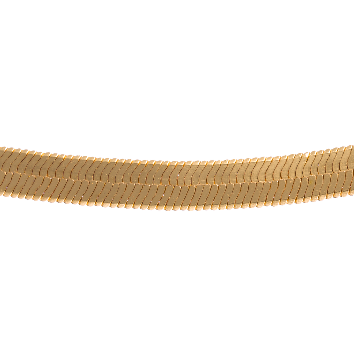Herringbone Chain Necklace Strand
