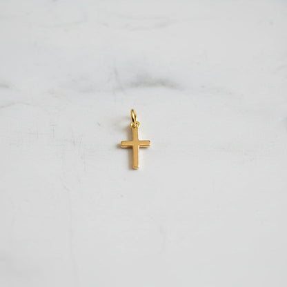 Gold Cross Charm