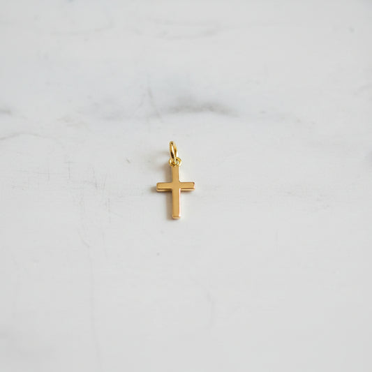 Gold Cross charm
