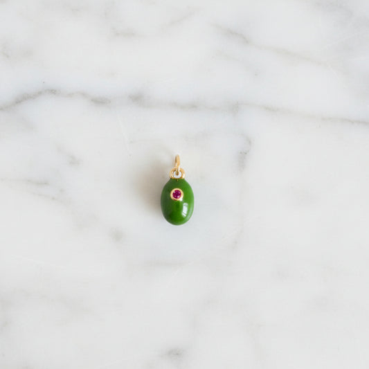 Green Olive charm
