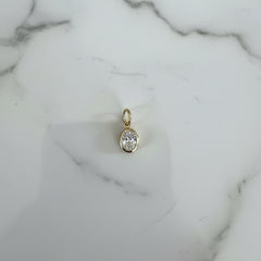 Oval Gem Charms