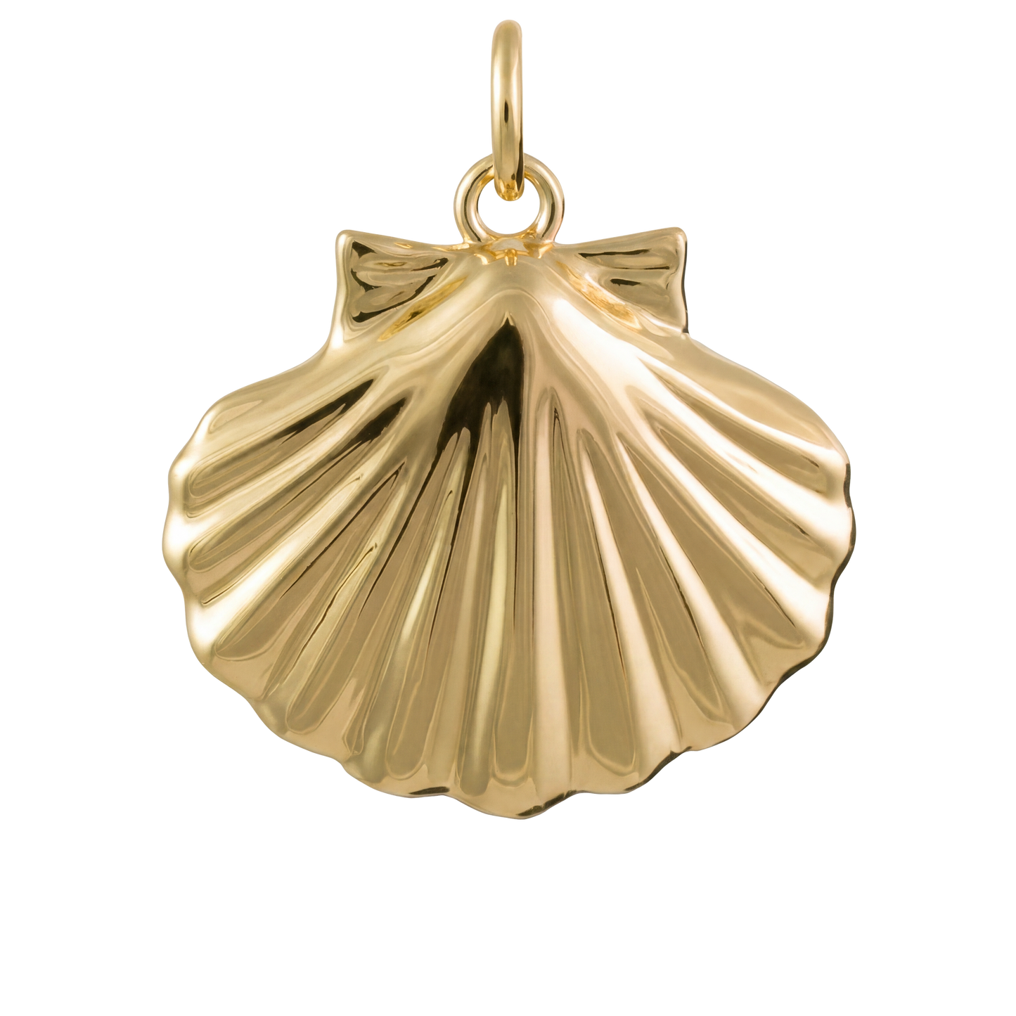Large Scallop Shell Charm