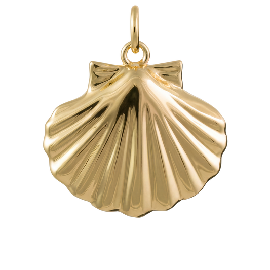 Large Scallop Shell Charm