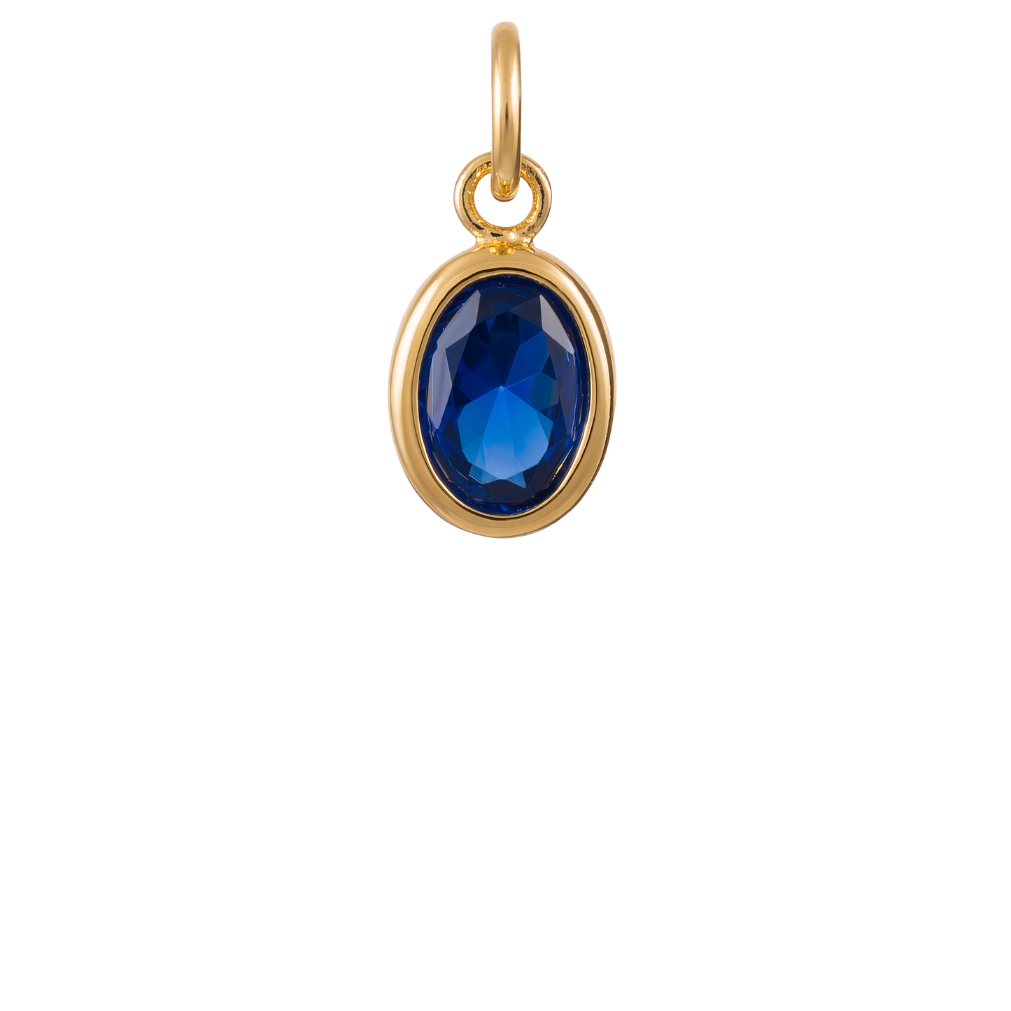 Oval Gem Charm