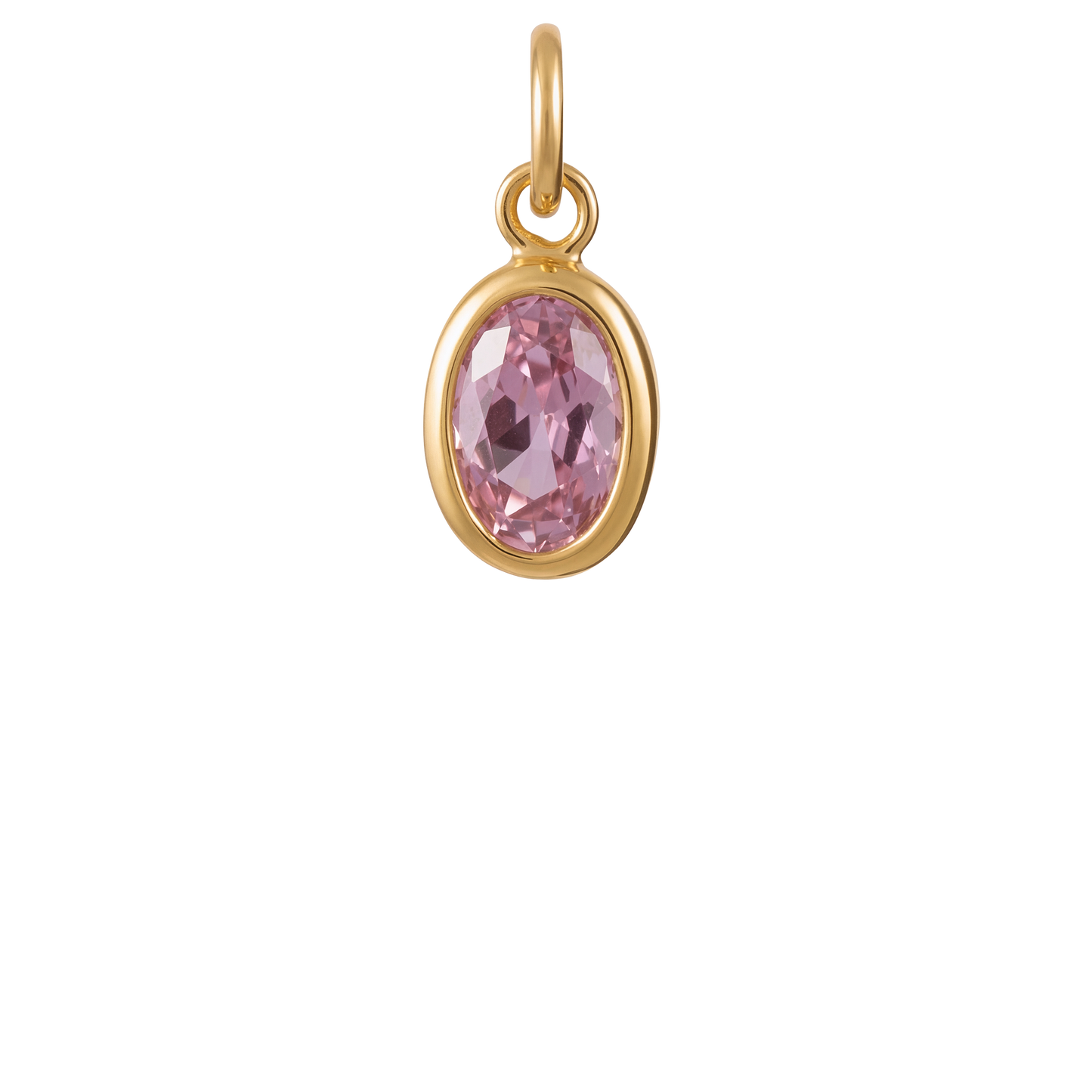 Oval Gem Charm