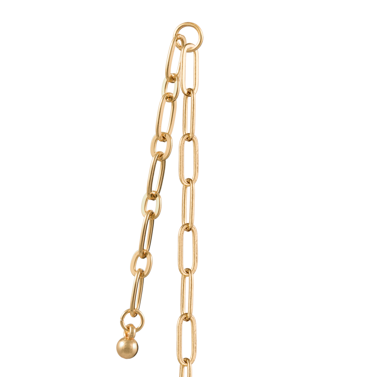 Paperclip Chain Necklace Strand