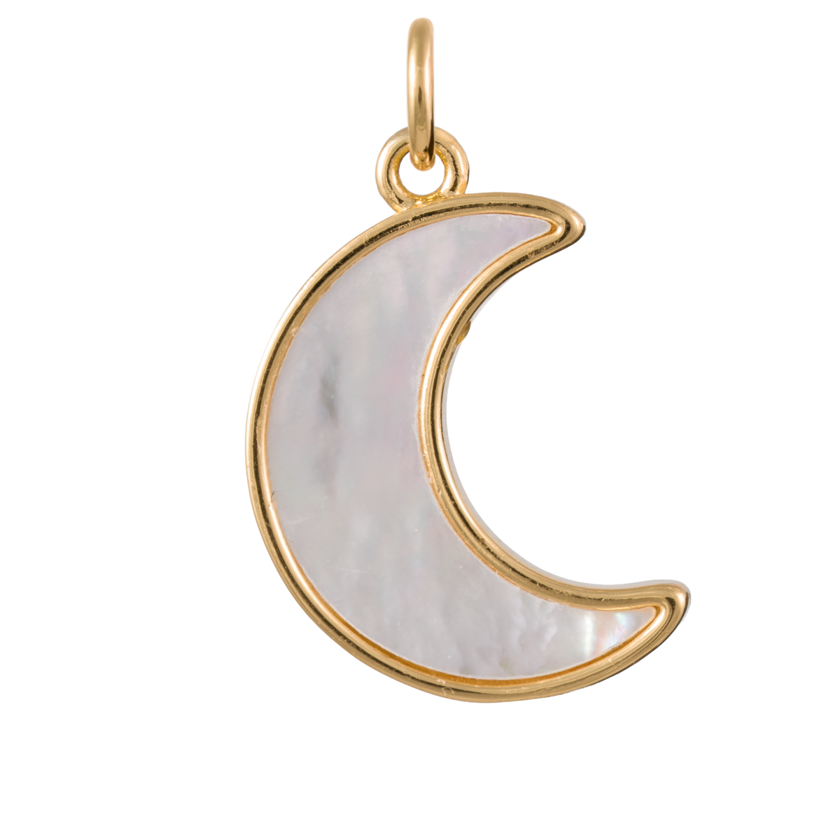 Pearlescent Moon Charm