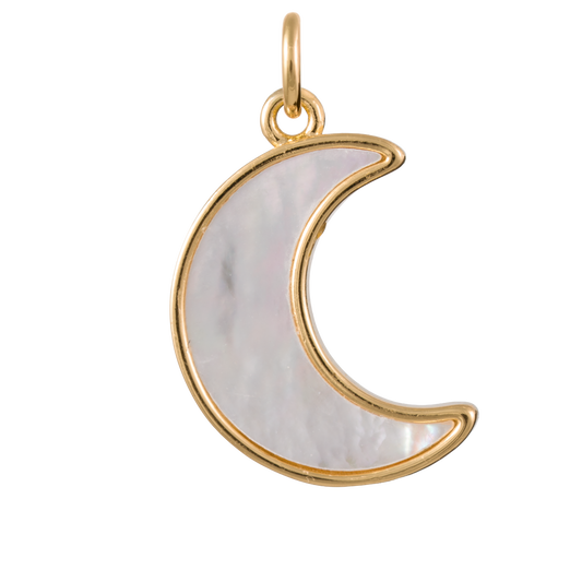 Pearlescent Moon Charm