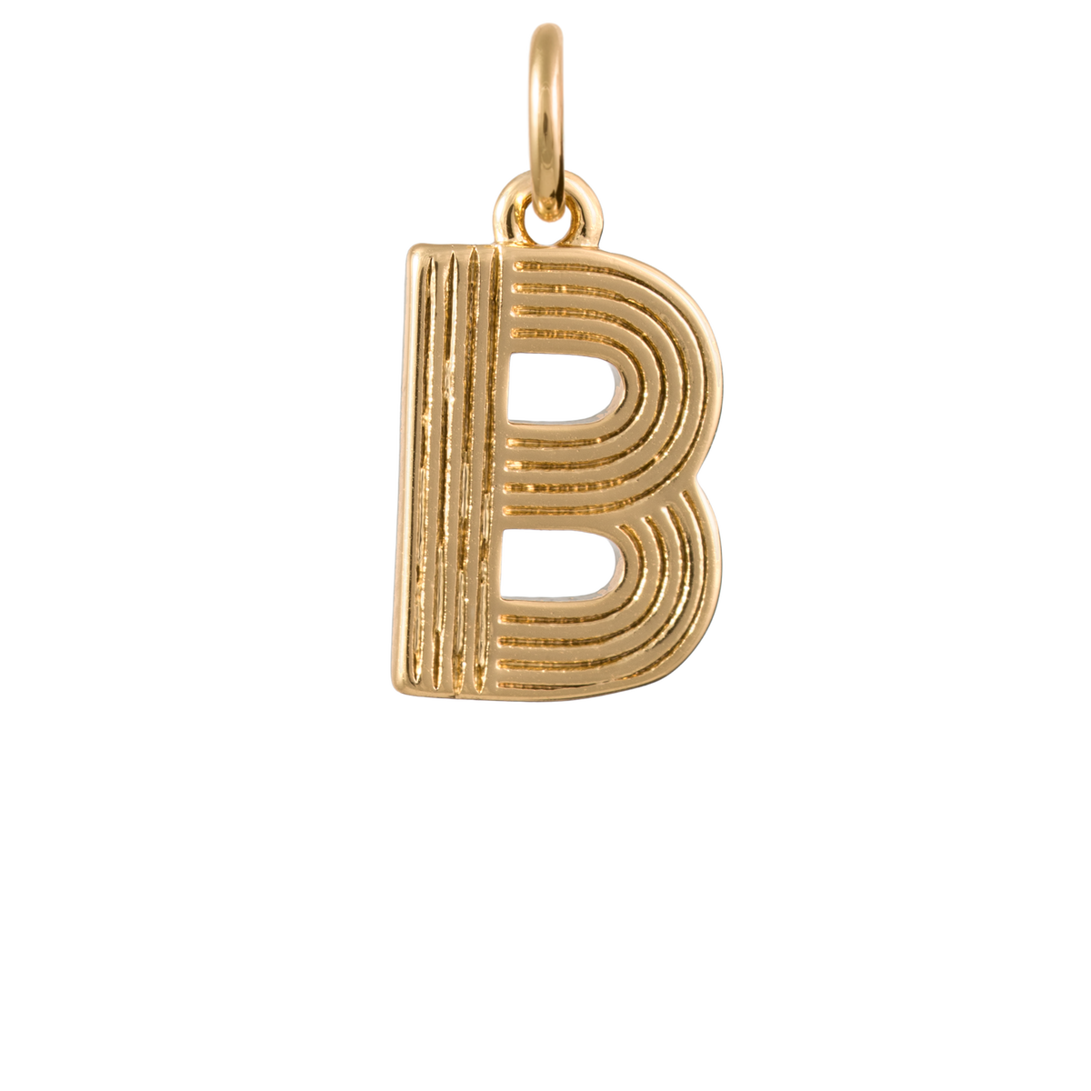 Retro Letter Charm