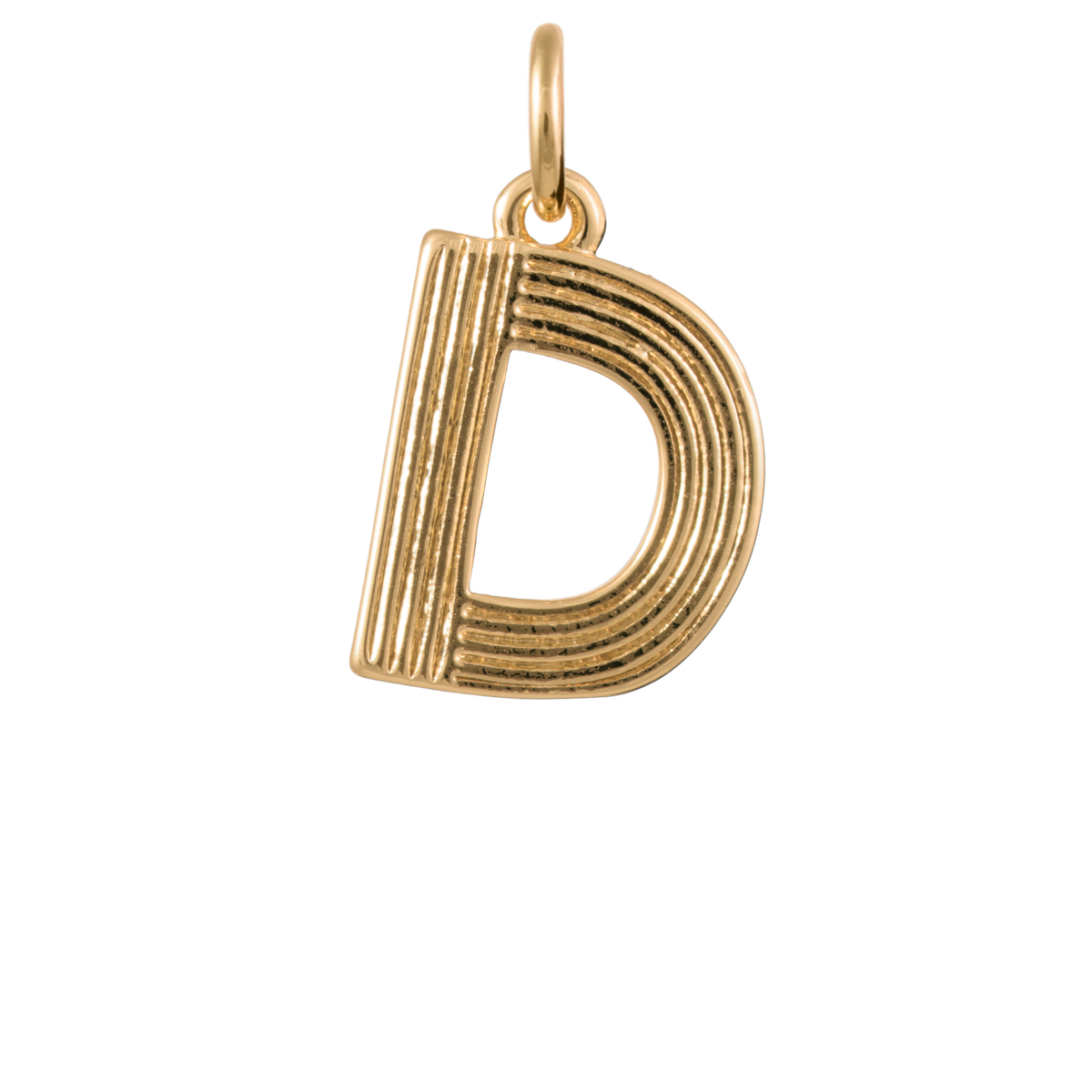 Retro Letter Charm