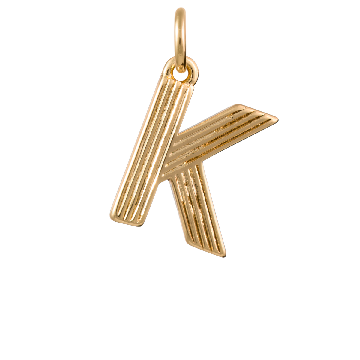 Retro Letter Charm