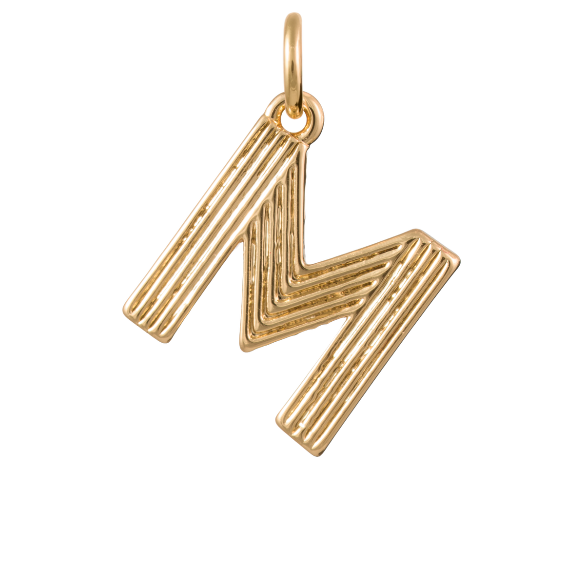Retro Letter Charm