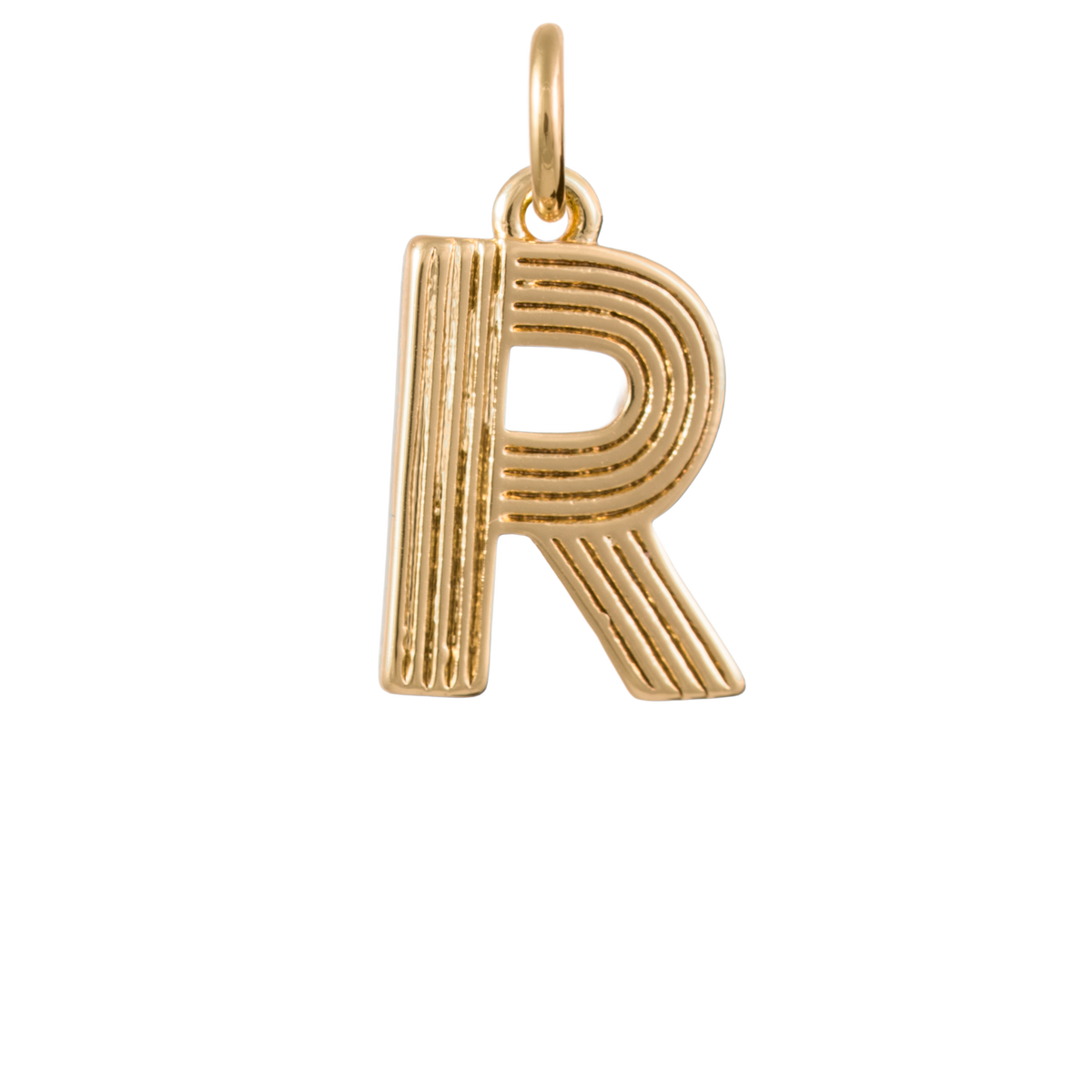 Retro Letter Charm