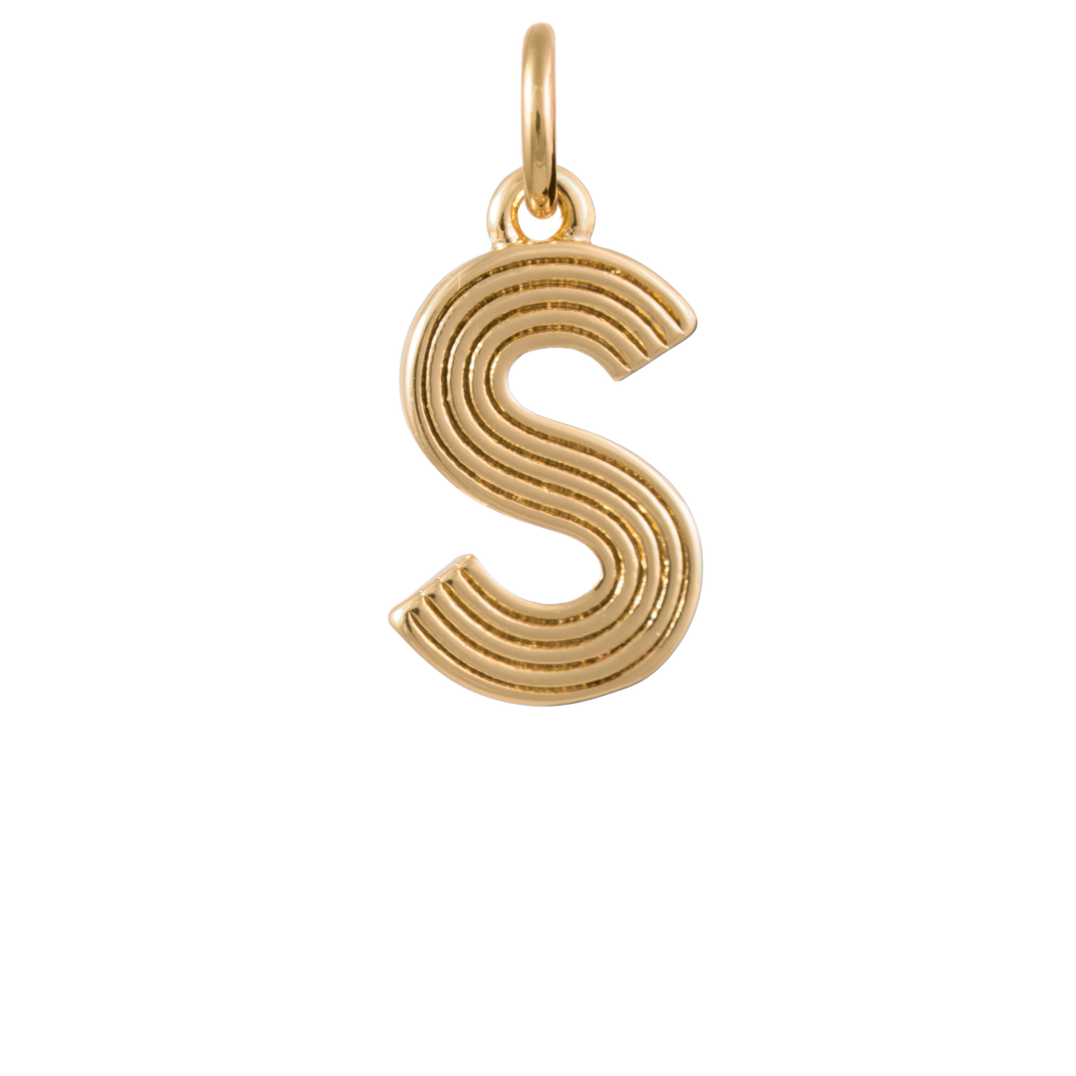 Retro Letter Charm