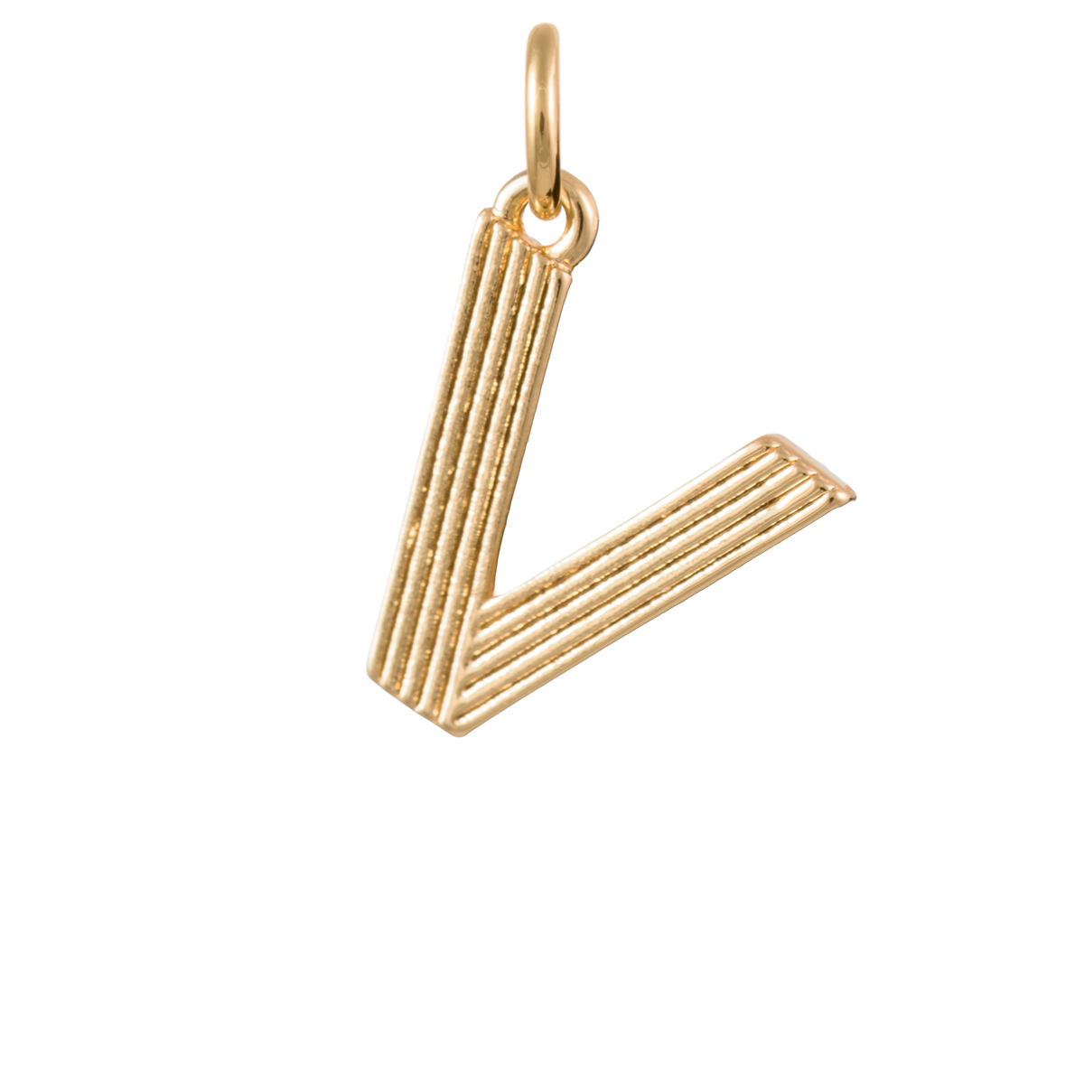 Retro Letter Charm