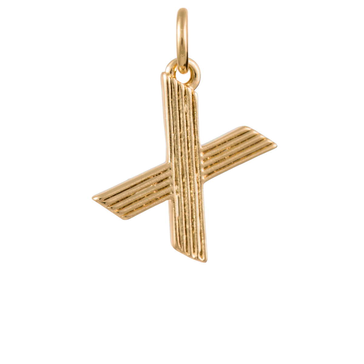 Retro Letter Charm