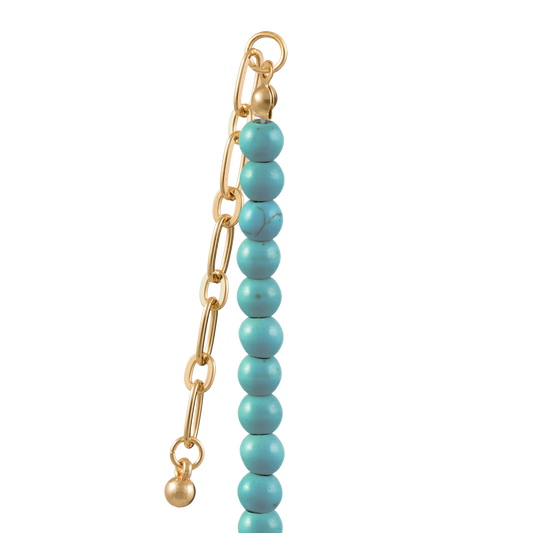 Turquoise Beaded Necklace Strand
