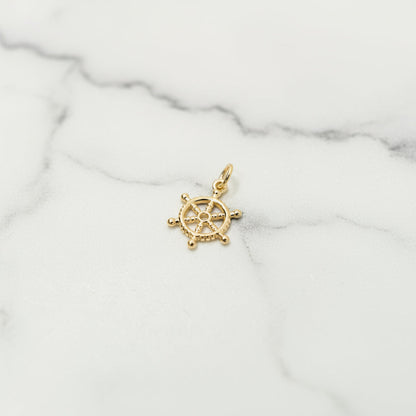 Captains Wheel Charm