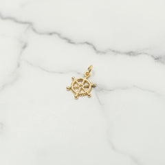 Captains Wheel Charm