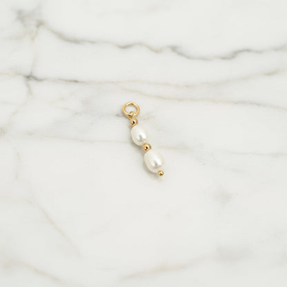 Double Pearl Charm