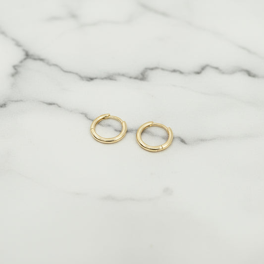 Gold fill 13mm hoops