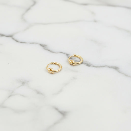 Knot Gold hoop