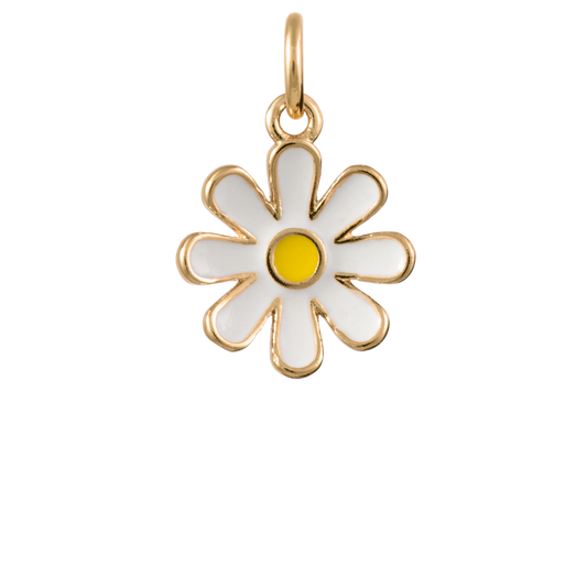 White Daisy Charm