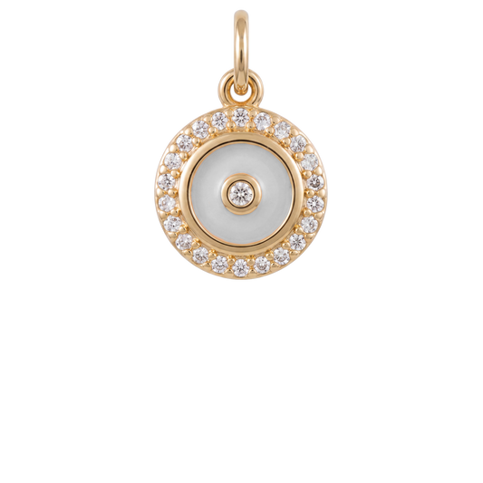 Pearlized Halo Charm