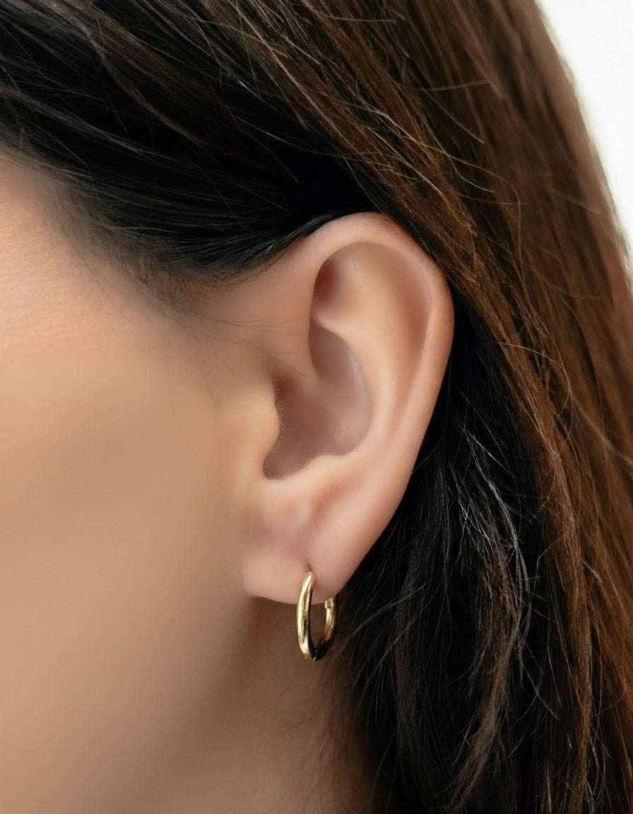 Gold Fill Hoop - 11mm (Single)